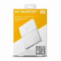 External HDD|WESTERN DIGITAL|My Passport|4TB|USB 3.0|Colour White|WDBYFT0040BWT-WESN – pilt 2