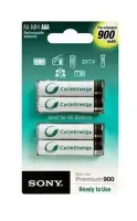 Sony Premium AAA/HR03, 900 mAh, Rechargeable NiMh, 4 pc(s)