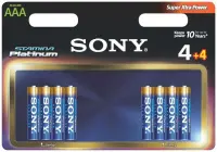 Sony Stamina Platinum AAA/LR03, Alkaline, 8 pc(s)