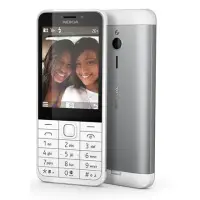 Nokia | 230 | Silver | 2.8 " | TFT | 16 MB | N/A MB | Dual SIM | Mini-SIM | Bluetooth | 3.0 | USB version microUSB 1.1 | Built-in camera | Main camera 2 MP | Secondary camera 2 MP | 1200 mAh
