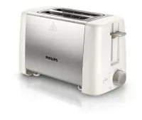 Philips Daily Collection HD4825/00 röster 2 viil(ud) Roostevaba teras, Valge 800 W