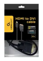 CABLE HDMI TO DVI 0.5M/CC-HDMI-DVI-0.5M GEMBIRD