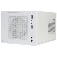 SilverStone Sugo 05  Computer chassis USB 3.0 x2, Mic x1, Spk x1, white, SFF, Power supply included No