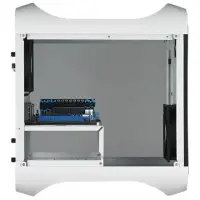 Bitfenix mini-ITX case Prodigy USB 3.0 x 2, Mic x1, Spk x1, White, Mini ITX, Power supply included No – pilt 6