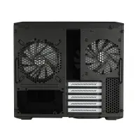 Fractal Design | NODE 804 | Side window | 2 - USB 3.0Audio in/outPower button with LED (white)HDD activity LED (white) | Micro ATX | Black – pilt 2