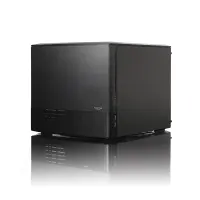 Fractal Design | NODE 804 | Side window | 2 - USB 3.0Audio in/outPower button with LED (white)HDD activity LED (white) | Micro ATX | Black – pilt 5