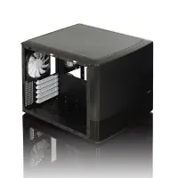 Fractal Design | NODE 804 | Side window | 2 - USB 3.0Audio in/outPower button with LED (white)HDD activity LED (white) | Micro ATX | Black – pilt 6