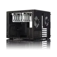 Fractal Design | NODE 804 | Side window | 2 - USB 3.0Audio in/outPower button with LED (white)HDD activity LED (white) | Micro ATX | Black – pilt 7