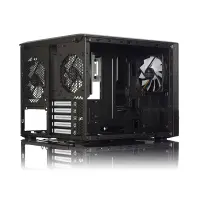 Fractal Design | NODE 804 | Side window | 2 - USB 3.0Audio in/outPower button with LED (white)HDD activity LED (white) | Micro ATX | Black – pilt 12