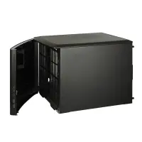 Fractal Design | NODE 804 | Side window | 2 - USB 3.0Audio in/outPower button with LED (white)HDD activity LED (white) | Micro ATX | Black – pilt 13