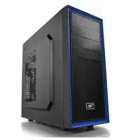 Deepcool Tesseract USB 3.0 x1, USB 2.0 x1, Mic x1, Spk x1, Black, ATX, Power supply included No