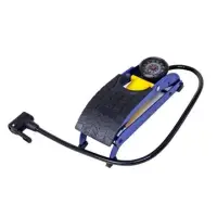 Goodyear Foot Pump, Included 2 pcs. nozzle, 1 ball needle, 0-100psi