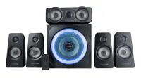 Trust GXT 658 Tytan 5.1 kõlarikomplekt 90 W Universaalne Must 5.1 kanalid – pilt 11