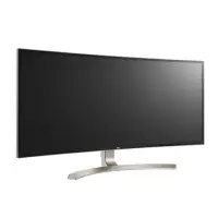 LG Curved 38UC99-W 37.5 ", IPS, UltraWide QHD, 3840 x 1600 pixels, 21:9, 5 ms, 300 cd/m², White, HDMI, DP, USB