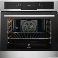 Electrolux EOC5750AOX Multifunctional Oven, 72 L, Black, Stainless steel, Pyrolytic, Touch, Height 59.4 cm, Width 59.4 cm, Integrated timer
