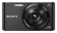 Sony Cyber-shot DSC-W830 Compact camera, 20.1 MP, Optical zoom 8 x, Digital zoom 32 x, ISO 3200, Display diagonal 6.86 cm, Video recording, Lithium, Black