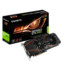 Gigabyte GV-N1060G1 GAMING-3GD NVIDIA, 3 GB, GeForce GTX 1060, GDDR5, Memory clock speed 8008 MHz, Processor frequency 1620 MHz, Cooling type Active, HDMI ports quantity 1, PCI Express 3.0, DVI-D ports quantity 1 x Dual – pilt 4
