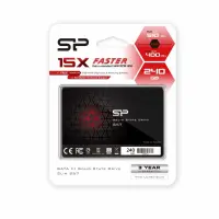 Silicon Power S57 240 GB, SSD form factor 2.5", SSD interface SATA, Write speed 400 MB/s, Read speed 510 MB/s