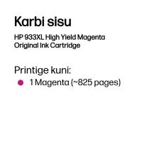 HP 933XL ink magenta Officejet 6700 – pilt 3