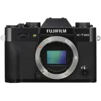 Fujifilm X-T20 Mirrorless Camera body, 24.3 MP, ISO 51200, Display diagonal 3 ", Video recording, Wi-Fi, TTL, Viewfinder, CMOS, Black, Image sensor size (W x H) 0.9 x 0.6 "