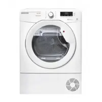 Hoover Dryer LLH D813A2X-S Condensed, Heat pump, 8 kg, Energy efficiency class A++, White, LED, Depth 61 cm,