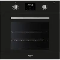 Whirlpool Oven AKP458NB Multifunctional, 60 L, Black, Manual, A, Rotary, Height 60 cm, Width 60 cm, Integrated timer