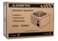 Chieftec Smart GPS-500A8 toiteallika komponent 500 W 20+4 pin ATX ATX Must – pilt 9