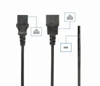 CABLE POWER VDE 1.8M 10A/PC-186-VDE GEMBIRD – pilt 3