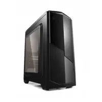 Goldenfield "Negat 6", toolless, with fan controler, dust filter Side window, USB 3.0 x1, USB 2.0 x 1, Mic x1, Spk x1, Black, Micro ATX, Power supply included No