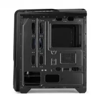 Goldenfield "Negat 6", toolless, with fan controler, dust filter Side window, USB 3.0 x1, USB 2.0 x 1, Mic x1, Spk x1, Black, Micro ATX, Power supply included No