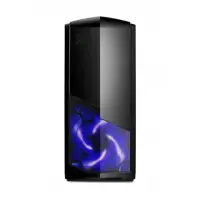 Goldenfield "Negat 6", toolless, with fan controler, dust filter Side window, USB 3.0 x1, USB 2.0 x 1, Mic x1, Spk x1, Black, Micro ATX, Power supply included No