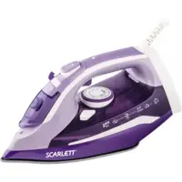 Scarlett Iron SC-SI30K16  Purple, 2400 W, Steam, Continuous steam 40 g/min, Steam boost performance 120 g/min, Auto power off, Anti-scale system, Vertical steam function, Water tank capacity 300 ml