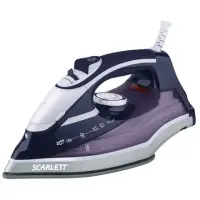 Scarlett Iron SC-SI30K19 Purple, 2400 W, Steam, Continuous steam 40 g/min, Steam boost performance 120 g/min, Auto power off, Anti-scale system, Vertical steam function, Water tank capacity 300 ml