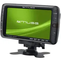 Muse Portable LCD TV M-115TV 7" (18 cm), HD LED, 800 x 480 pixels, DVB-T, Black