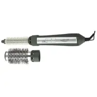 Adler AD 203 Hair styler, 550W, 3 temperature setting, 2 tower brushes, Black/Silver Adler Adler AD 203 Number of temperature settings 3, Styling comb, 550 W, Black/ silver