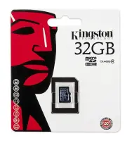MEMORY MICRO SDHC 32GB CLASS4/SNGL PACK SDC4/32GBSP KINGSTON – pilt 2