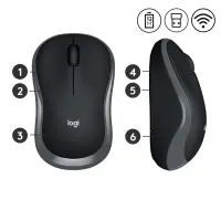 Logitech M185 hiir Kontor Mõlemakäeline Raadioside Optiline 1000 DPI – pilt 17