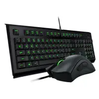Razer Cynosa Pro + Deathadder 2000 DPI Optical Mouse, Gaming, US, Membrane, RGB LED light Yes (3 colors), Wired, Black