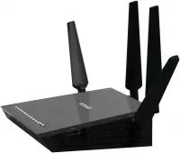Netgear X4S AC2600 juhtmevaba ruuter Kaks sagedusala (2,4 GHz / 5 GHz) Gigabit Ethernet Must