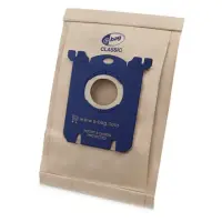 Philips S-bag Vacuum cleaner bags  FC8019/01 Paper bag, Universal dust bag for all Philips and Electrolux, Brown