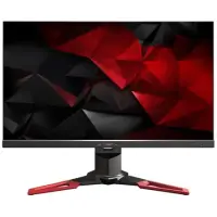 Acer Predator XB241Hbmipr 61 cm (24") 1920 x 1080 pikslit Full HD LED Must, Punane