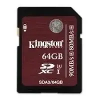 MEMORY SDXC 64GB UHS-I U3/SDA3/64GB KINGSTON