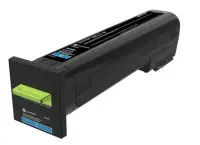 Lexmark 72K2XC0 toonerikassett Originaal Tsüaan