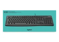 Logitech K120 for Business klaviatuur Kontor USB QWERTY US rahvusvaheline Must