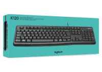 Logitech K120 for Business klaviatuur Kontor USB QWERTY US rahvusvaheline Must – pilt 16