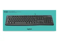 Logitech Keyboard K120 for Business klaviatuur Kontor USB QWERTY US rahvusvaheline Must – pilt 6