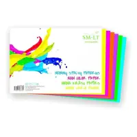 Värviline paber SMLT A4, 120g, 6l, neon