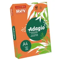 Värvipaber REY ADAGIO A4, 80g/m2, 500 lehte, oranž (nr.21)