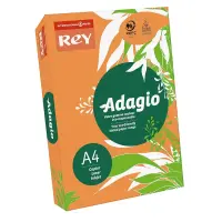 Värvipaber REY ADAGIO A4, 80g/m2, 500 lehte, heleoranž (nr.70)