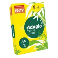 Värvipaber REY ADAGIO A4, 80g/m2, 500 lehte, kollane (nr.66)